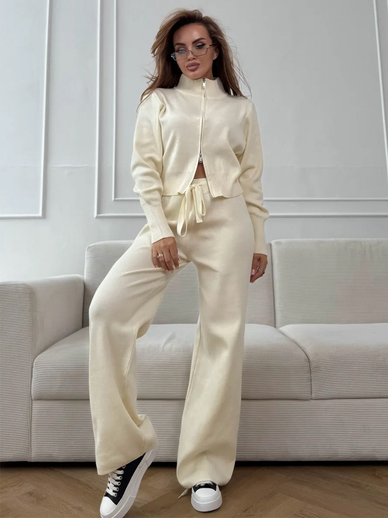 Lueur™ | Çift Fermuarlı Slim-Fit Takım