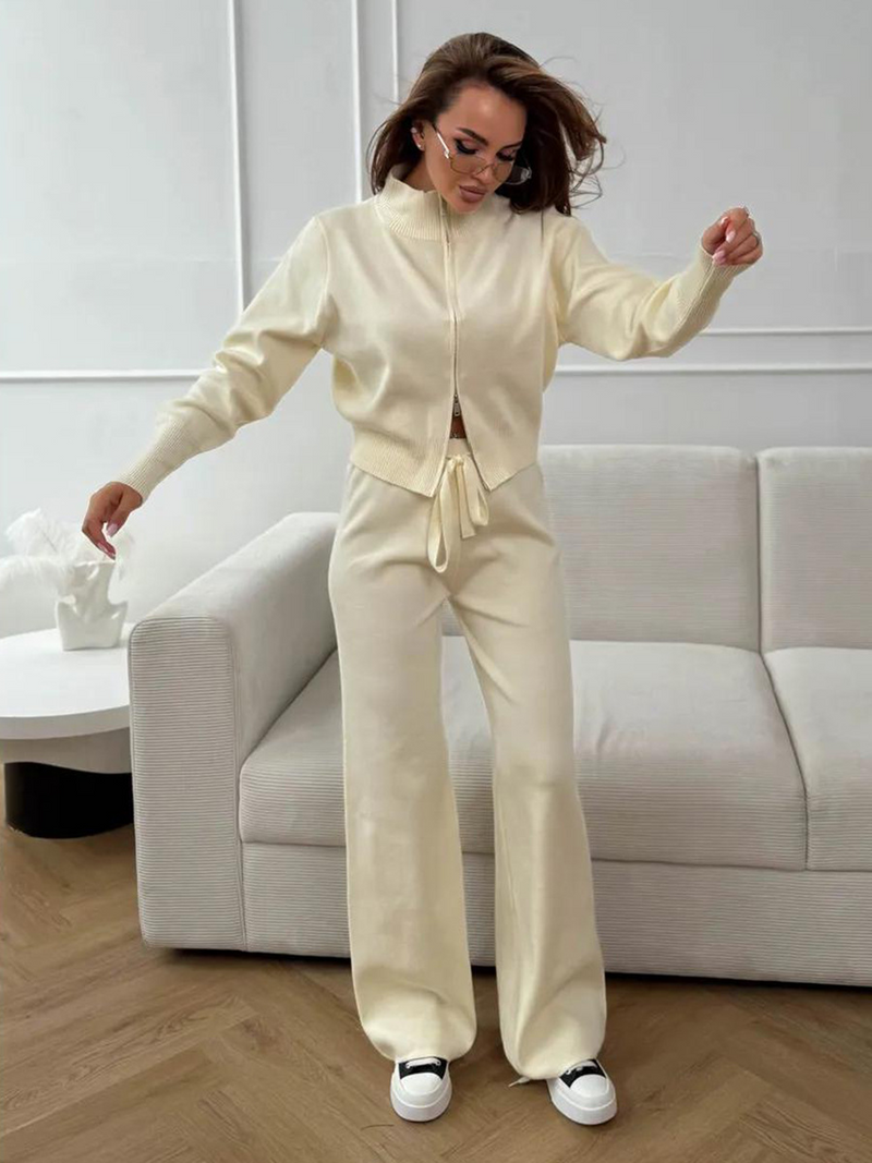 Lueur™ | Çift Fermuarlı Slim-Fit Takım