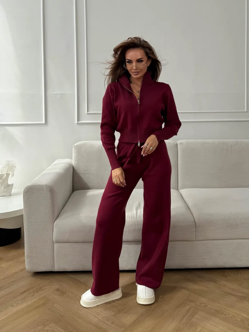 Lueur™ | Çift Fermuarlı Slim-Fit Takım