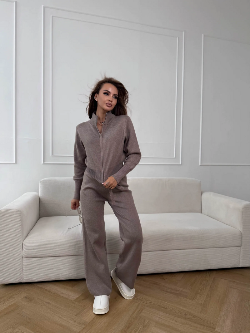 Lueur™ | Çift Fermuarlı Slim-Fit Takım