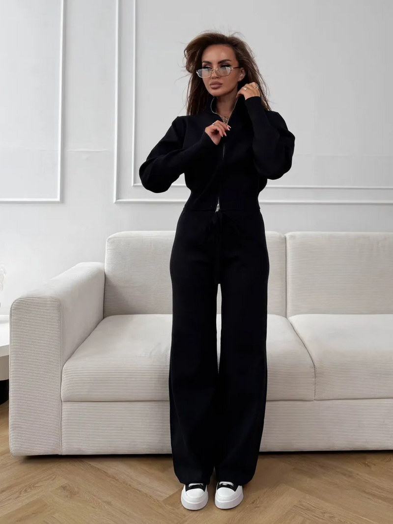 Lueur™ | Çift Fermuarlı Slim-Fit Takım