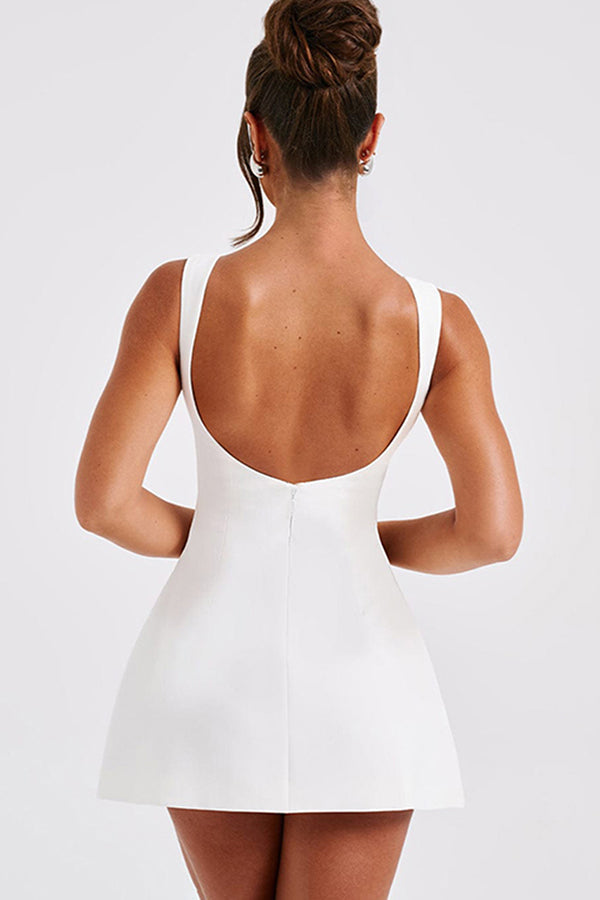 Lueur™ | Düz Kesim Mini Elbise