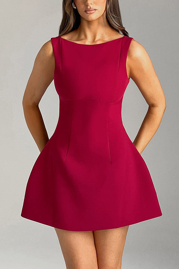 Lueur™ | Düz Kesim Mini Elbise