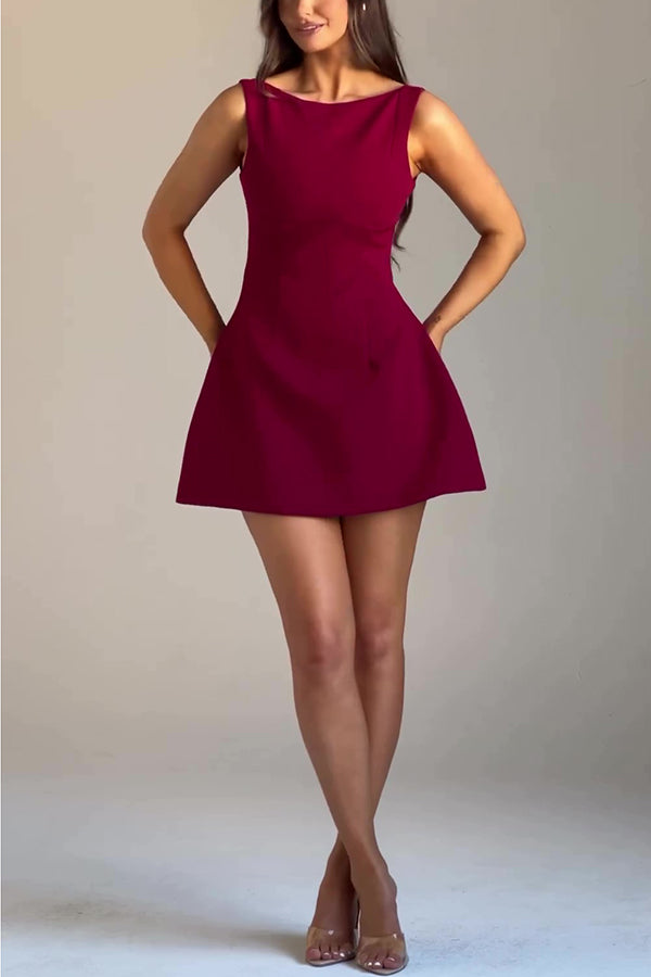 Lueur™ | Düz Kesim Mini Elbise