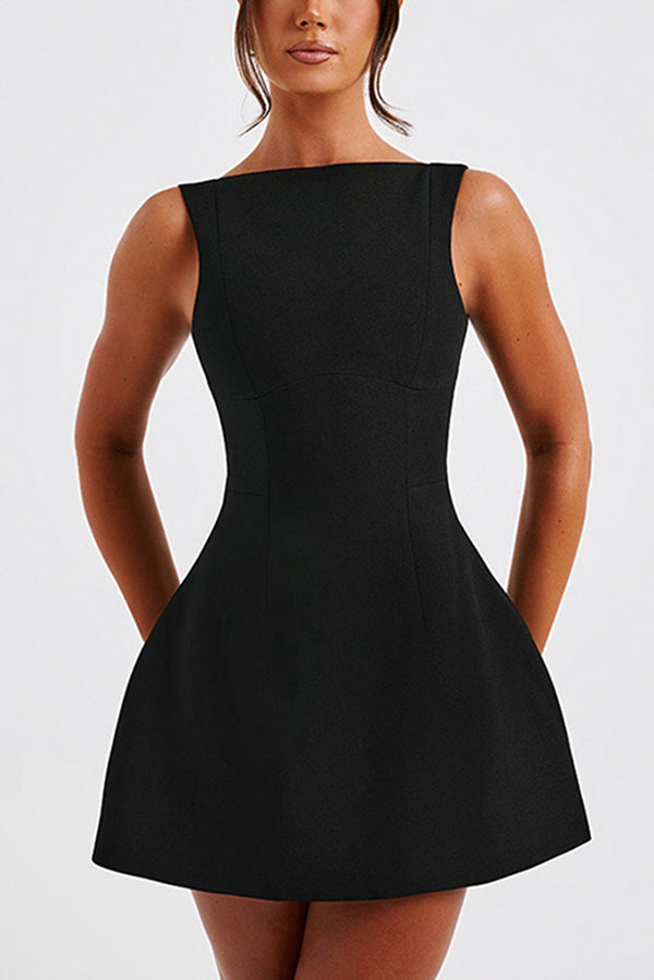Lueur™ | Düz Kesim Mini Elbise