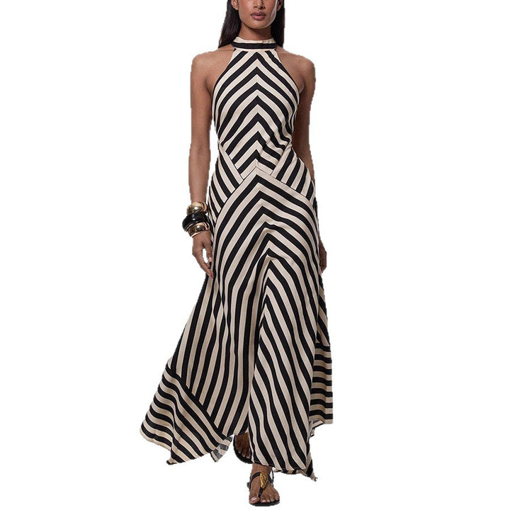 Lueur™ | Geometrik Desenli Maxi Elbise