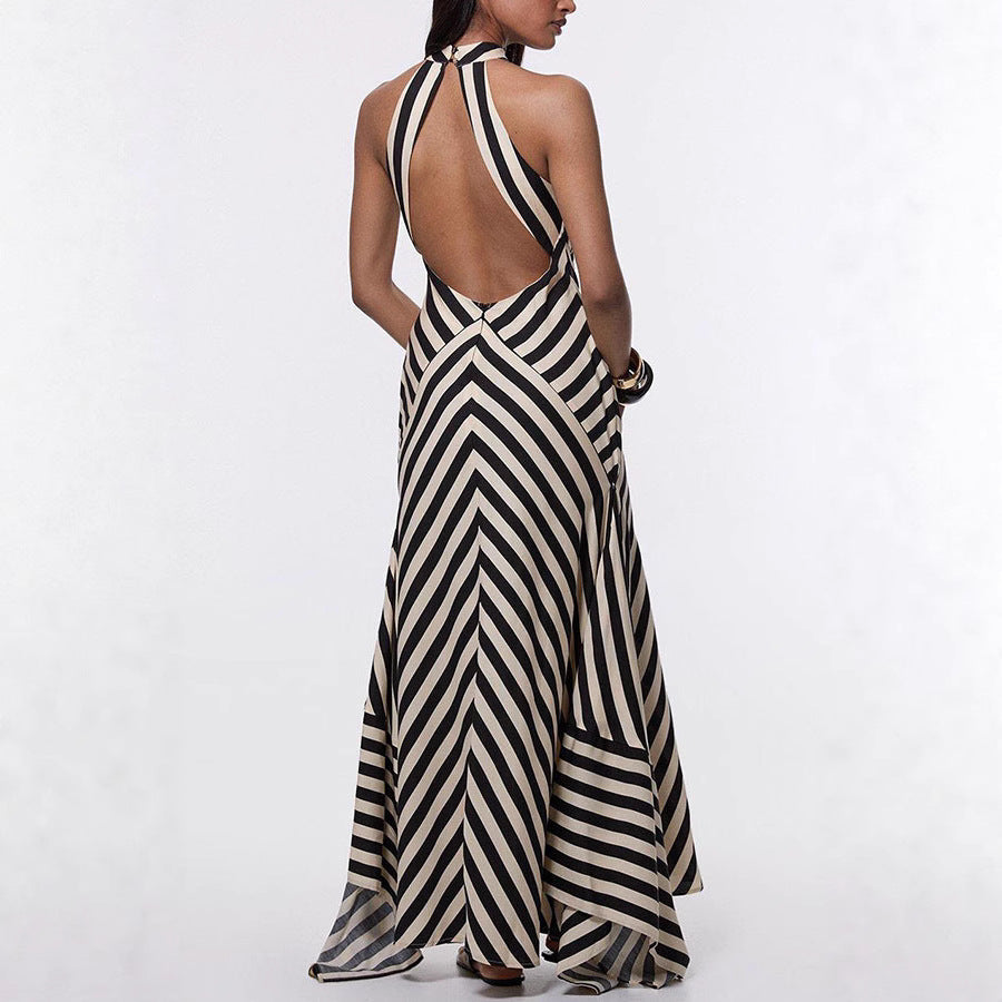 Lueur™ | Geometrik Desenli Maxi Elbise