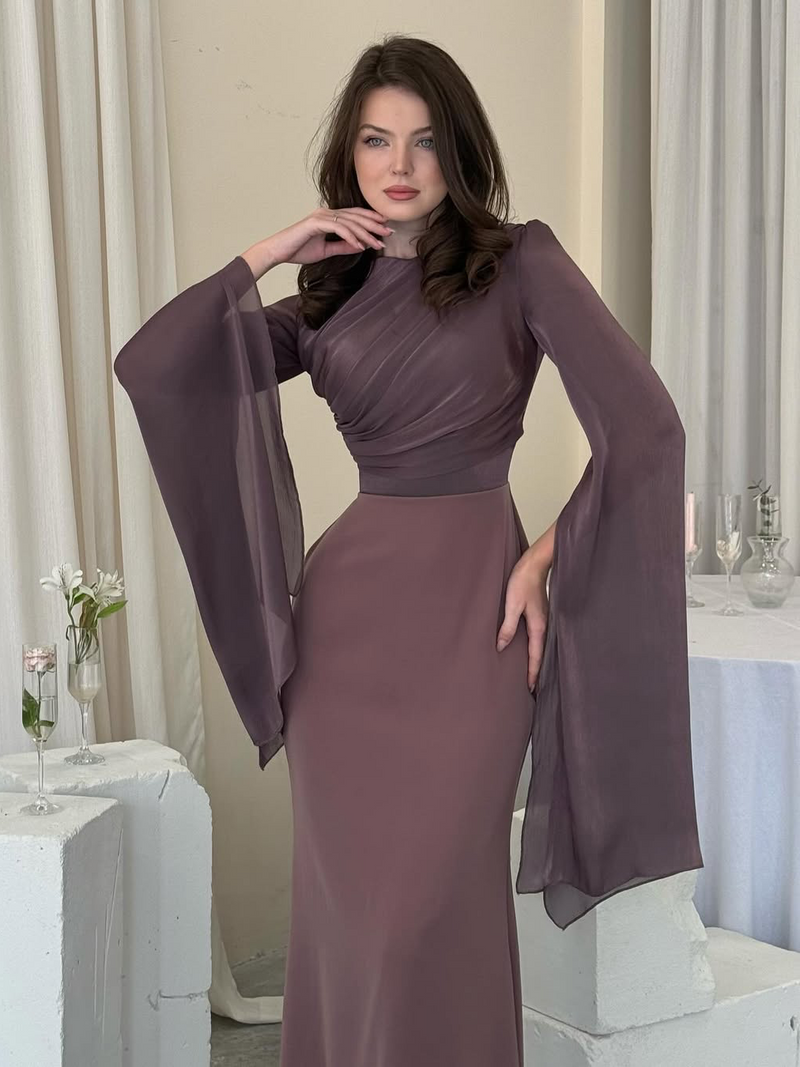 Lueur™ | Kraliyet Zarafeti Uzun Gece Elbisesi