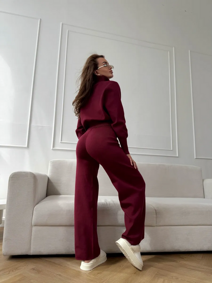 Lueur™ | Çift Fermuarlı Slim-Fit Takım