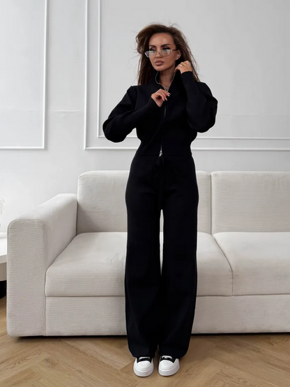 Lueur™ | Çift Fermuarlı Slim-Fit Takım
