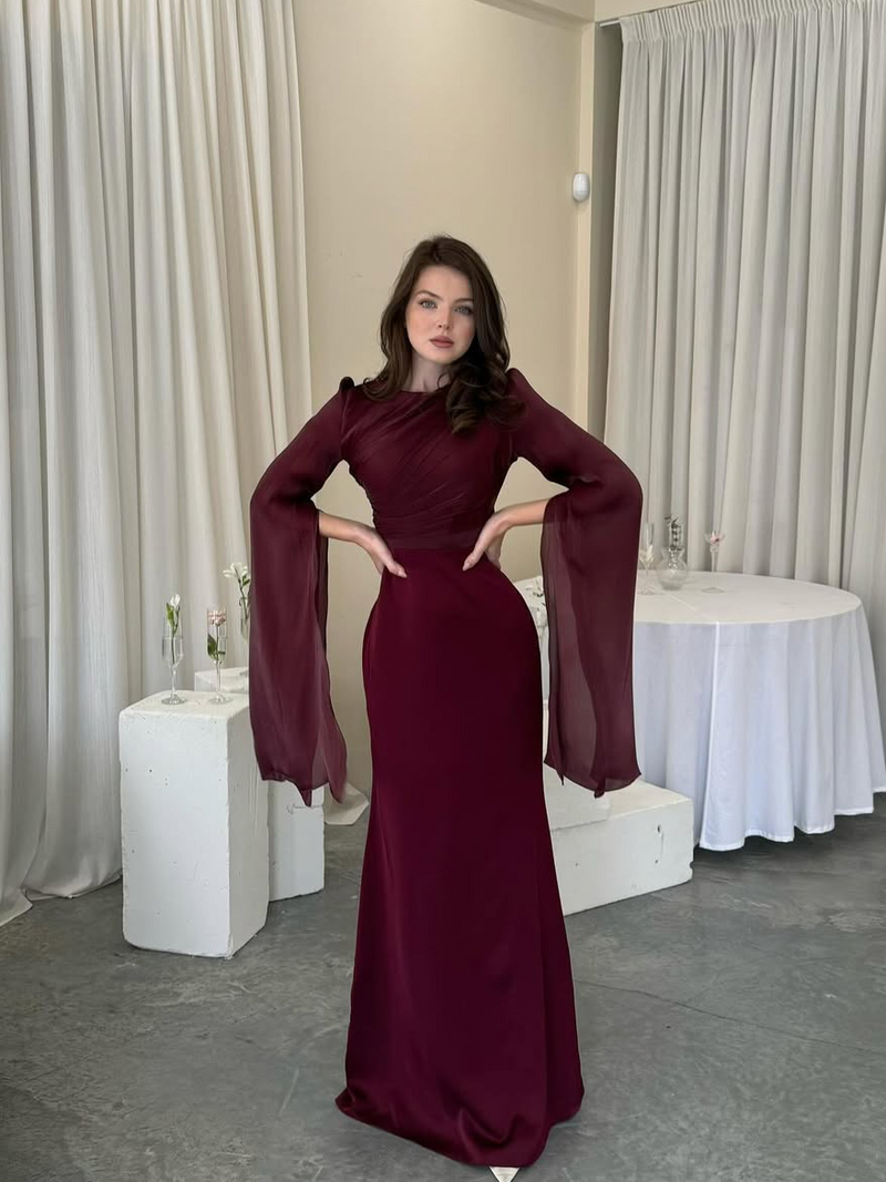 Lueur™ | Kraliyet Zarafeti Uzun Gece Elbisesi
