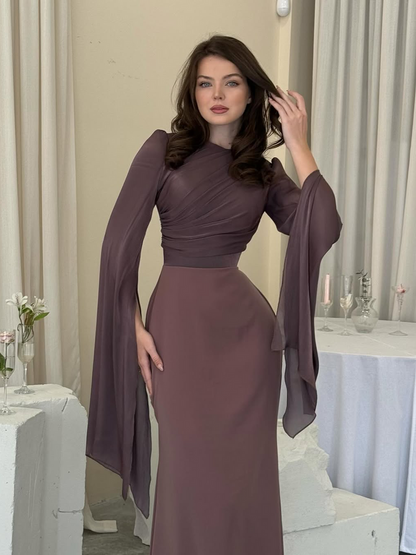 Lueur™ | Kraliyet Zarafeti Uzun Gece Elbisesi